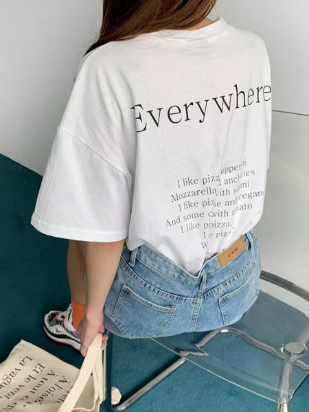 韓國 everywhere TEE (三色入：白、柚子黃、啡)